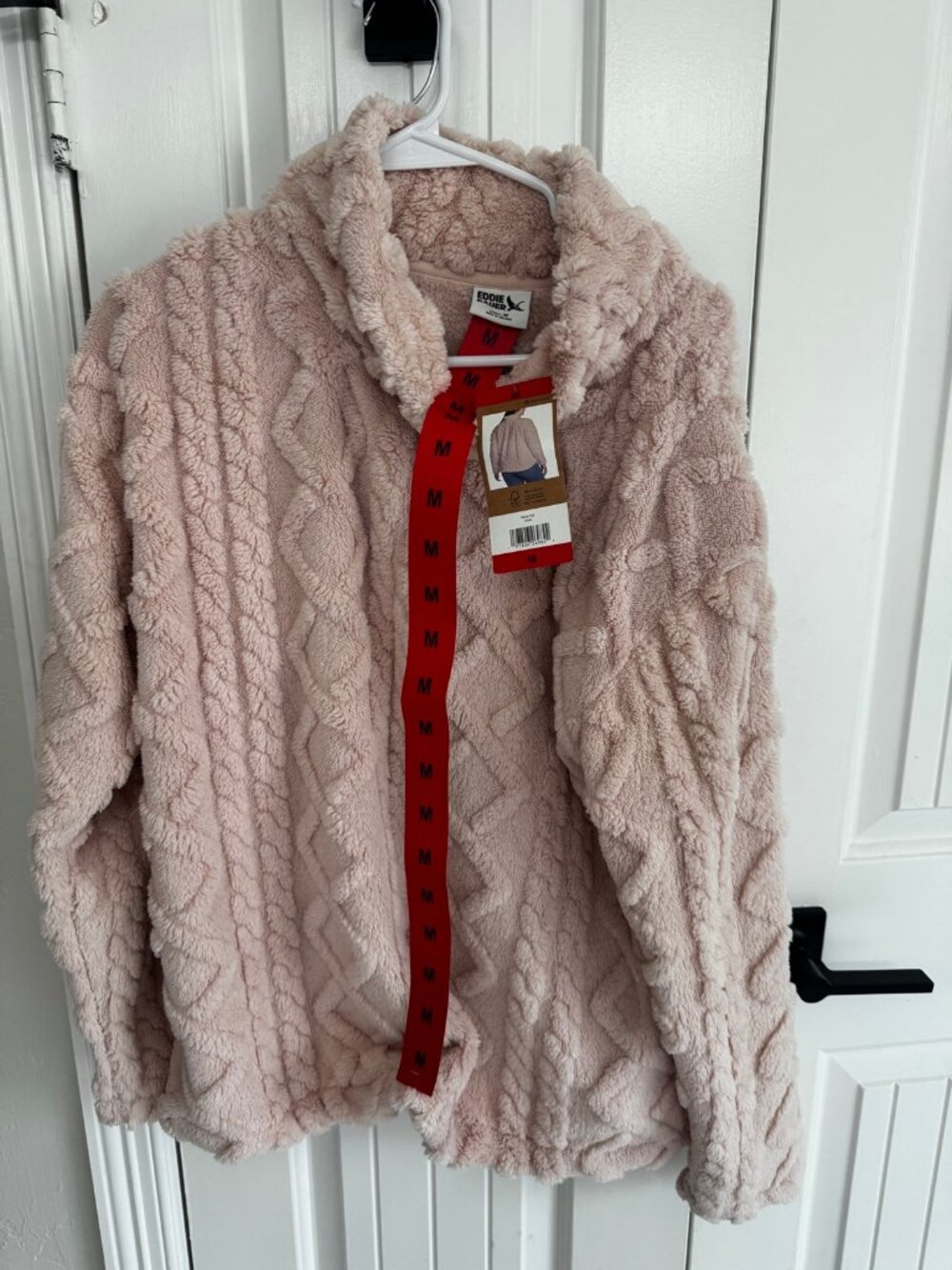 Eddie Bauer Pink Fuzzy Jacket - M (New with Tags)